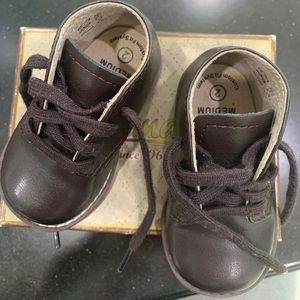 Brown walking shoe